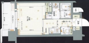 エイペックス大阪城西の物件間取画像